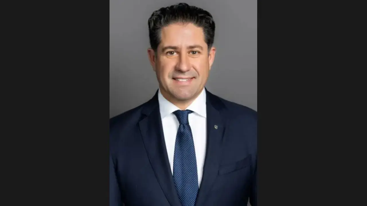 Oshawa mayoral race leader Tito-Dante Marimpietri in his official City of Oshawa council portrait.